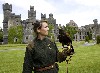 Debbie with Harris Hawk