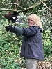 Thank you to Jim & Suzanne Galley for these great photos from their recent Hawk Walk here. Jim & Suzanne flew wonderful Lima & Fomhar with us. Here is Suzanne flying Fomhar in the woods.