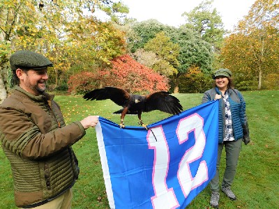 Another great photo from Sean & Angela Kimmel. Here is Bagun getting acquainted with the Seattle Seahawks 12 man flag! Another great photo from Sean & Angela Kimmel. Here is Bagun getting acquainted with the Seattle Seahawks 12 man flag!